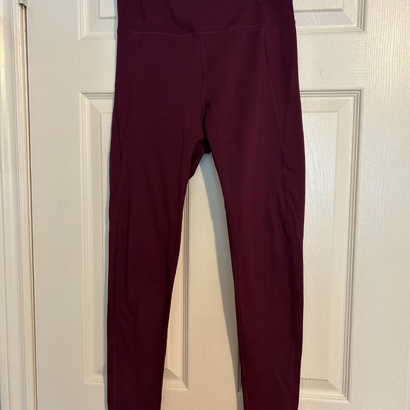 Girlfriend collective plum compressive leggings - Picture 3 of 4